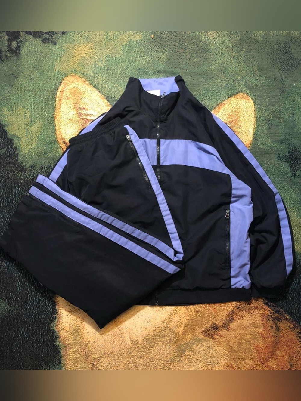 1990s LEE SPORT FLEECE LINED TRACK SUIT